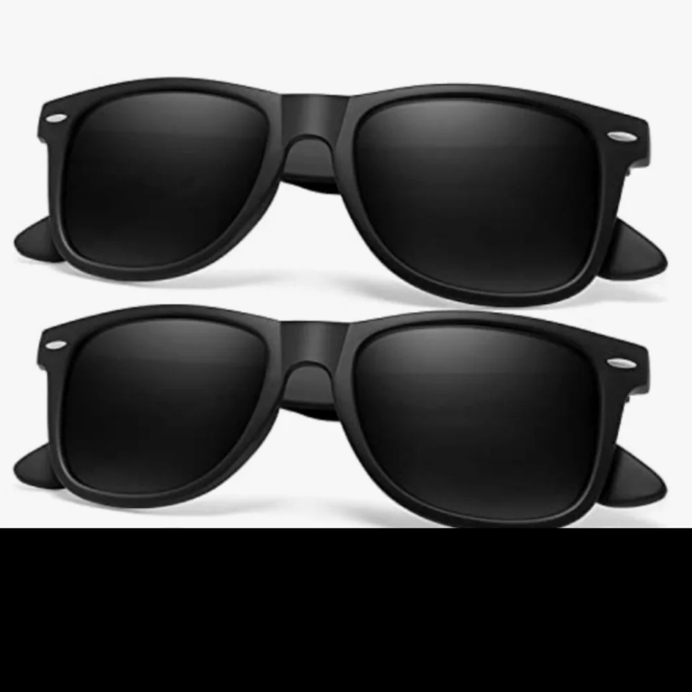 🆕 KUWCY Style Up Polarized Men's Black Lightweight Sunglasses, Set Of 2, NEW